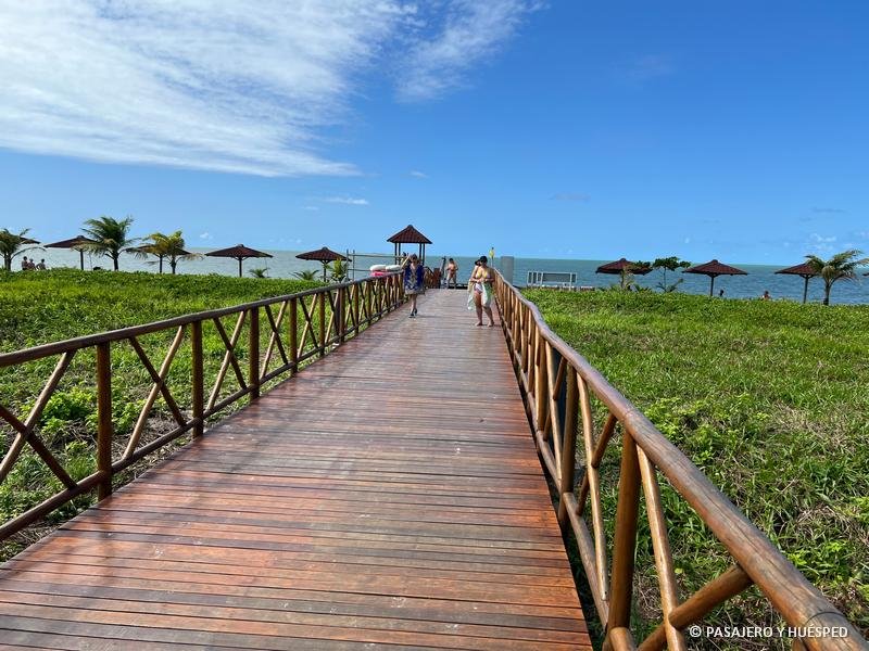 pasarela al mar del hotel vila gale alagoas