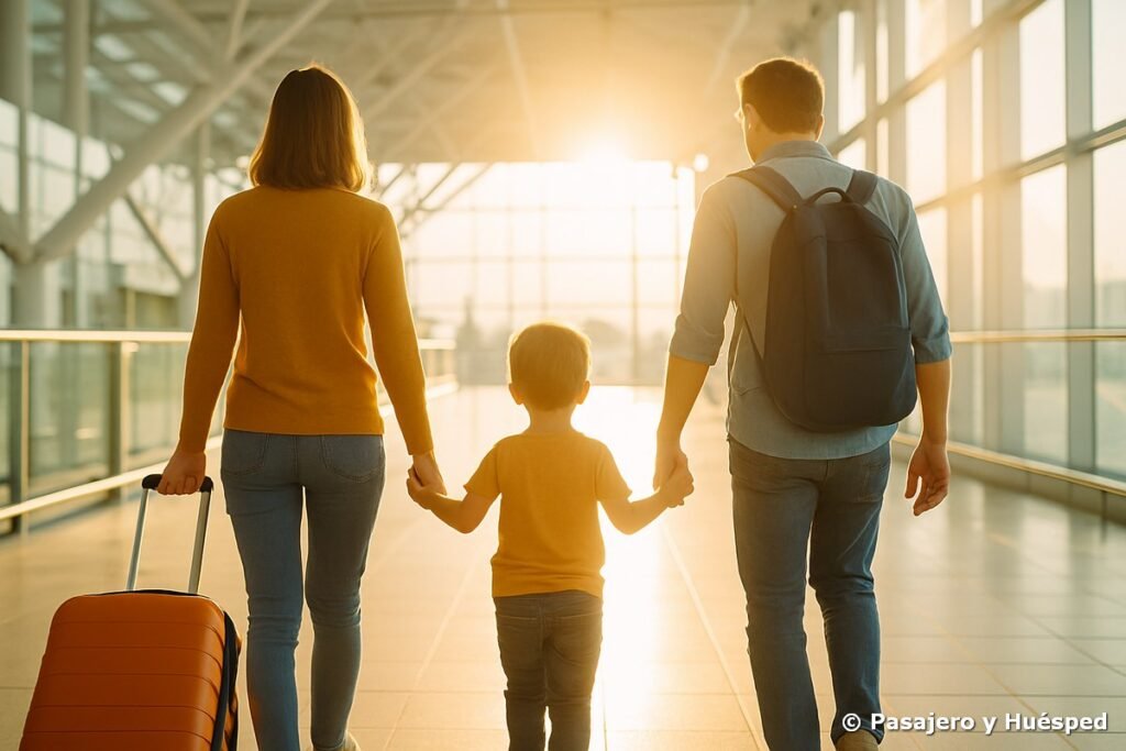 viajar con un niño de 4 años