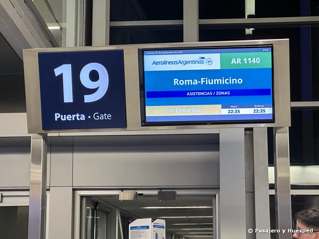 ezeiza a roma