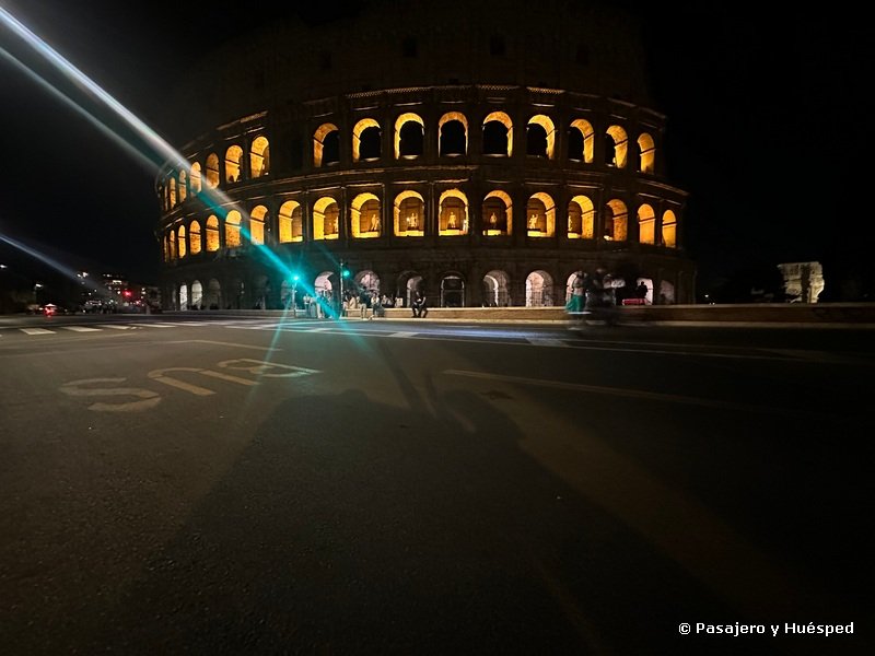 itinerario por europa. Imagen del coliseo romano